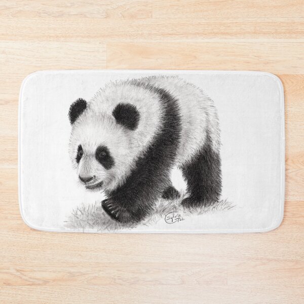 Item preview, Young panda walking, side view designed and sold by SylvieG18.