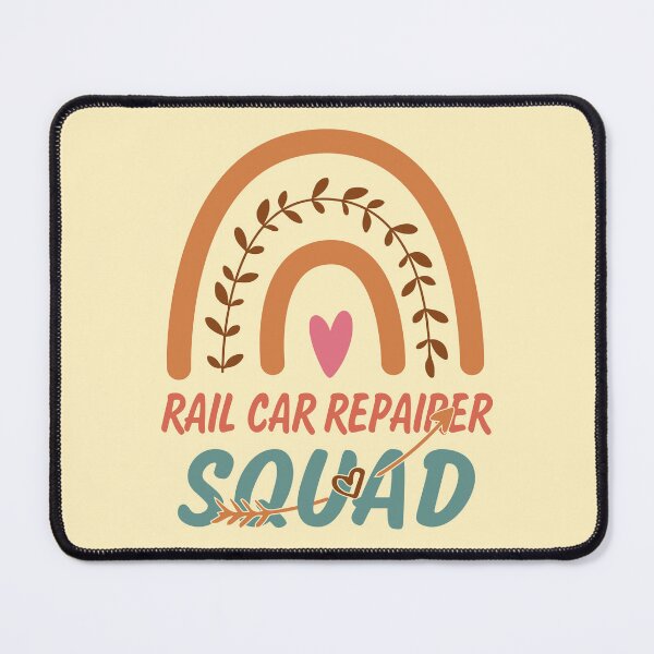 Item preview, Rail Car Repairer Squad Rainbow Quote Gift Idea For Men and Womens - Funny Rail Car Repairer designed and sold by Mmmm3344.