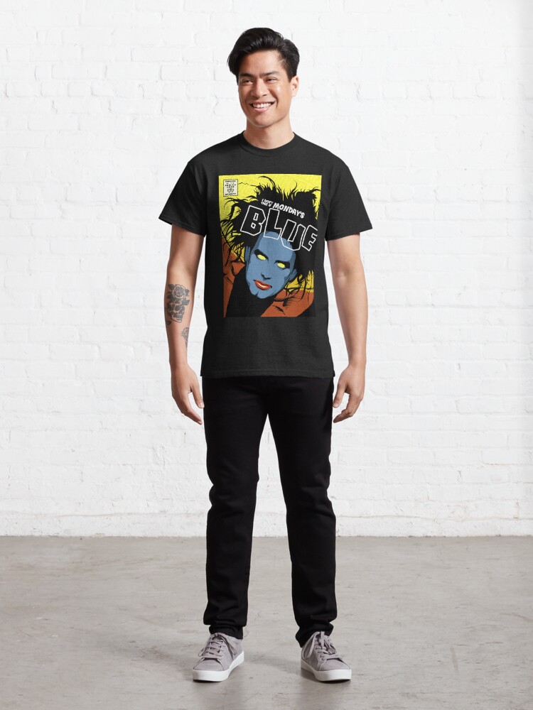 Alternate view of Post-Punk Blue Classic T-Shirt
