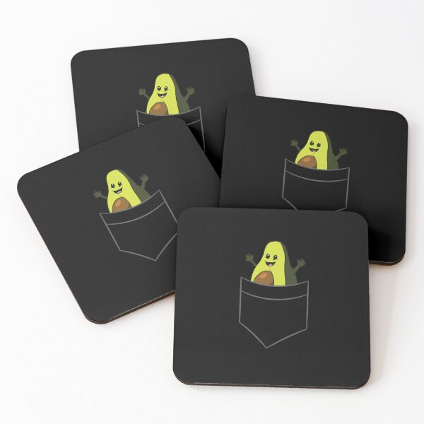Item preview, Avocado - In breast pocket / shirt pocket designed and sold by Mohja-Design.