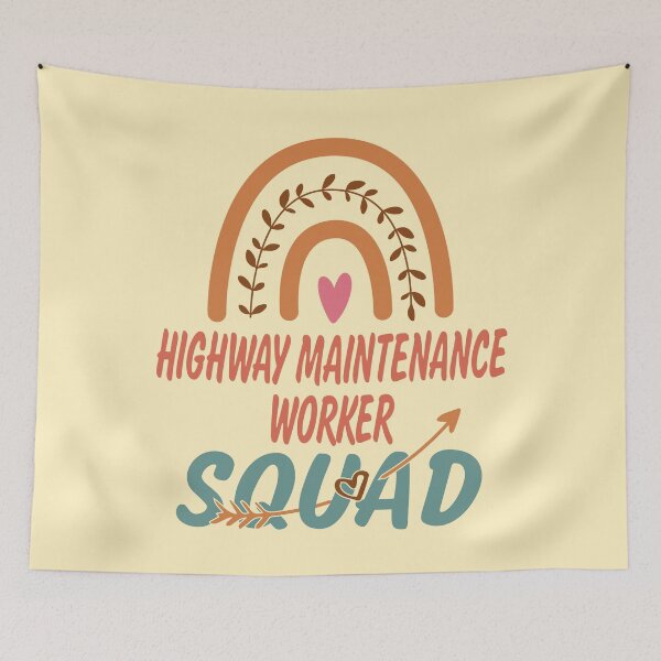 Item preview, Highway Maintenance Worker Squad Rainbow Quote Gift Idea For Men and Womens - Funny Highway Maintenance Worker designed and sold by Mmmm3344.