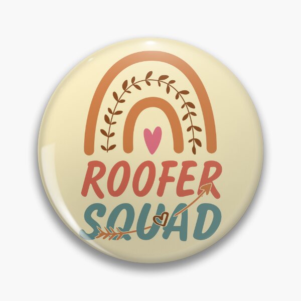 Item preview, Roofer Squad Rainbow Quote Gift Idea For Men and Womens - Funny Roofer designed and sold by Mmmm3344.