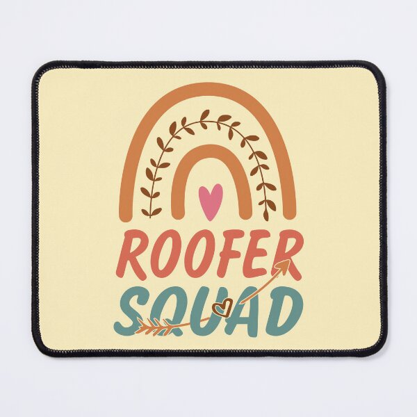 Item preview, Roofer Squad Rainbow Quote Gift Idea For Men and Womens - Funny Roofer designed and sold by Mmmm3344.