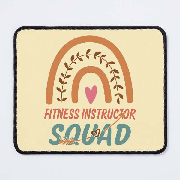 Item preview, fitness Instructor Squad Rainbow Quote Gift Idea For Men and Womens - Funny fitness Instructor designed and sold by Mmmm3344.