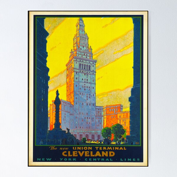 Item preview, Cleveland Vintage Travel designed and sold by gologodesigns.
