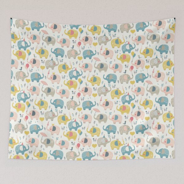 Item preview, Cute decorative elephants designed and sold by Cheekyleopard.