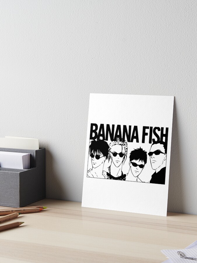 Banana Fish - Ash Lynx and Eiji Okumura Art Board Print for Sale