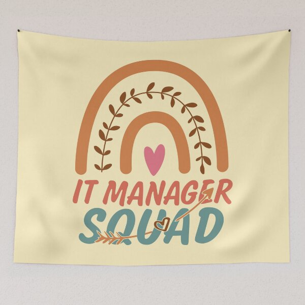 Item preview, IT Manager Squad Rainbow Quote Gift Idea For Men and Womens - Funny IT Manager designed and sold by Mmmm3344.