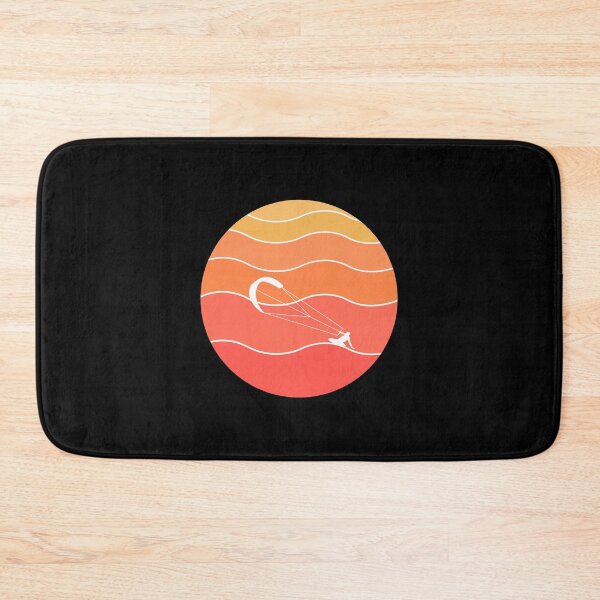 Item preview, Kite surfer sunset waves designed and sold by gegogneto.