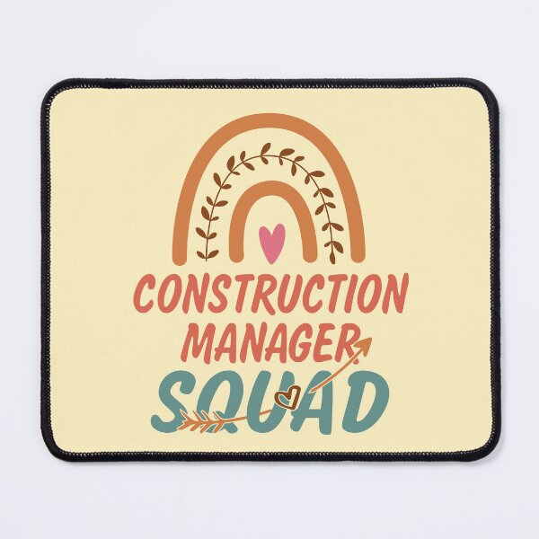 Item preview, Construction Manager Squad Rainbow Quote Gift Idea For Men and Womens - Funny Construction Manager designed and sold by Mmmm3344.