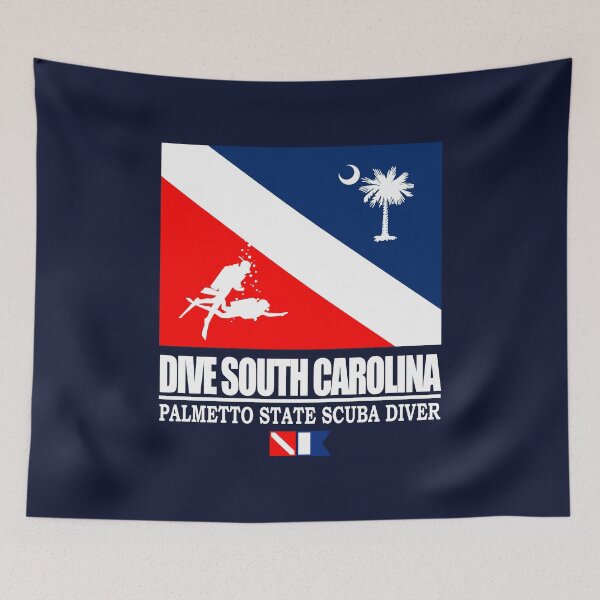 Item preview, Dive South Carolina (DF) designed and sold by curranmorgan.