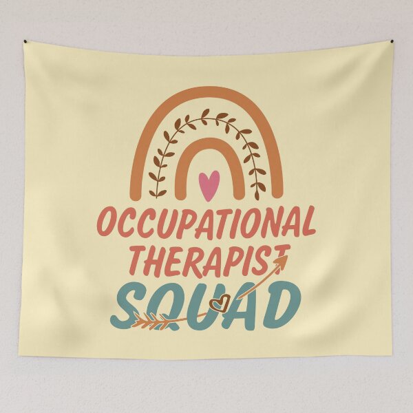 Item preview, Occupational Therapist Squad Rainbow Quote Gift Idea For Men and Womens - Funny Occupational Therapist designed and sold by Mmmm3344.