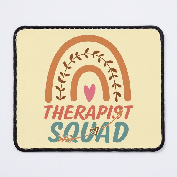 Item preview, Therapist Squad Rainbow Quote Gift Idea For Men and Womens - Funny Therapist designed and sold by Mmmm3344.