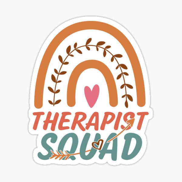 Artikel-Vorschau von Therapist Squad Rainbow Quote Geschenkidee für Männer und Frauen - Lustiger Therapeut, designt und verkauft von Mmmm3344.