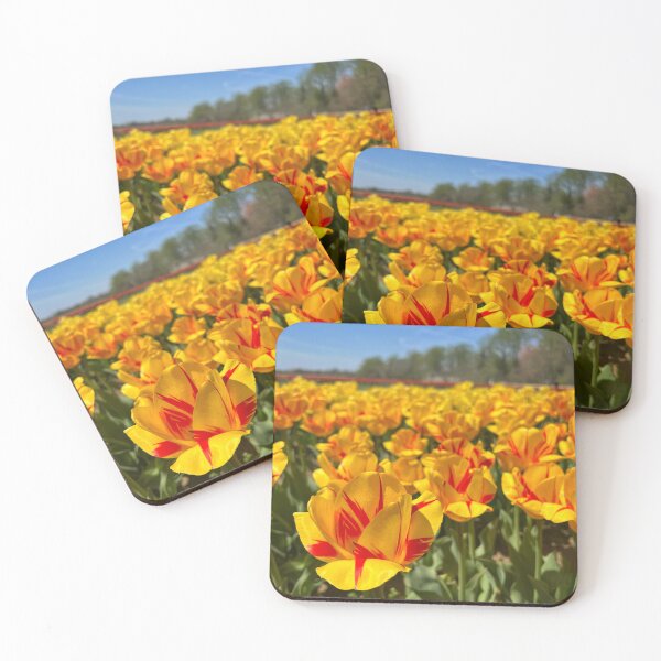 Item preview, Yellow and Red Two Tones Tulips designed and sold by ExploreOutdoors.