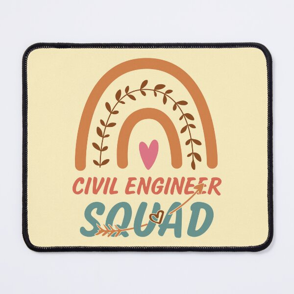 Item preview, Civil Engineer Squad Rainbow Quote Gift Idea For Men and Womens - Funny Civil Engineer designed and sold by Mmmm3344.