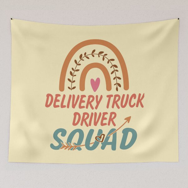 Item preview, Delivery Truck Driver Squad Rainbow Quote Gift Idea For Men and Womens - Funny Delivery Truck Driver designed and sold by Mmmm3344.