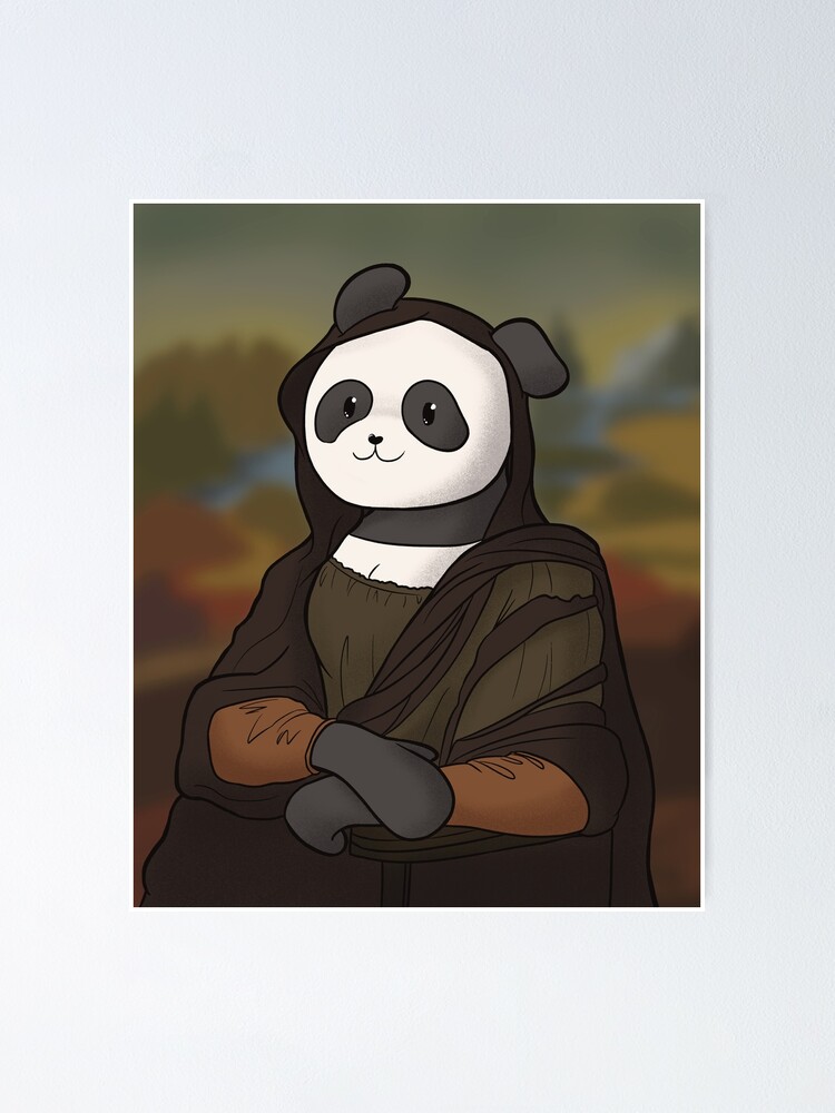 Thumbnail 1 of 3, Poster, Panda Lisa designed and sold by RokessaneShop.