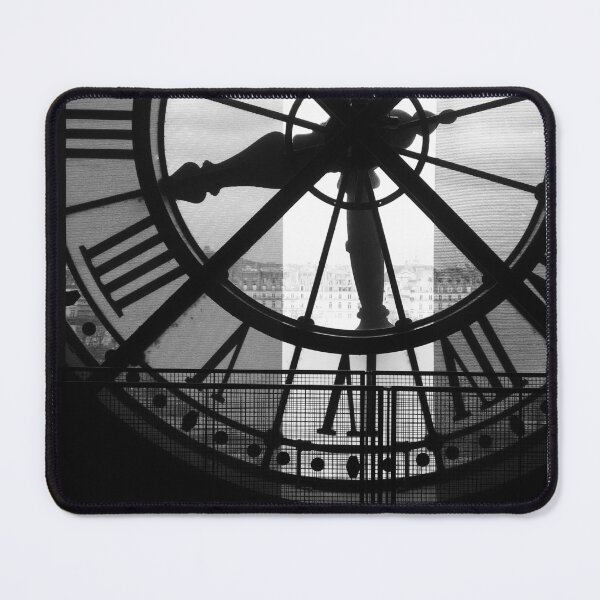 Item preview, Musee D'Orsay Black & White Clock designed and sold by danbullock.