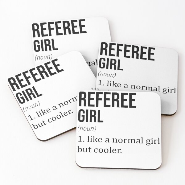 Item preview, REFEREE Girl Like A Normal Girl But Cooler - Funny REFEREE designed and sold by YukiShop.