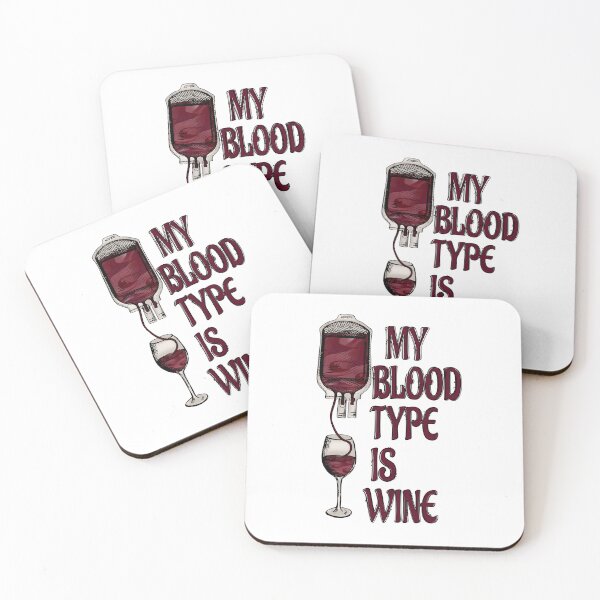 Item preview, My Blood Type is Wine :Wine Lover Quote designed and sold by remonss.