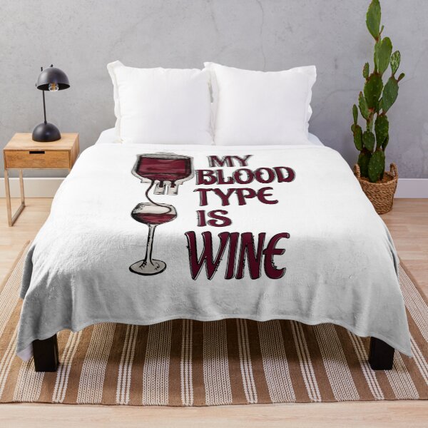 Item preview, My Blood Type is Wine :Wine Lover Quote designed and sold by remonss.