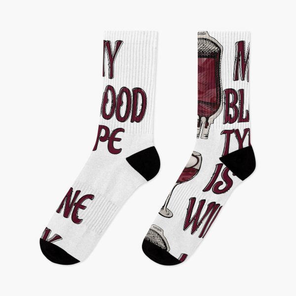 Item preview, My Blood Type is Wine :Wine Lover Quote designed and sold by remonss.