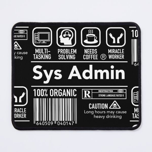 Item preview, Computer System Administrator Unix Linux Sys Admin SysAdmin designed and sold by JukeLox.