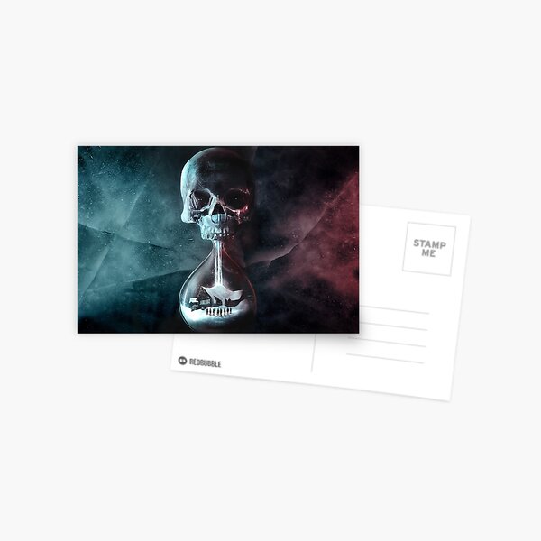 Until Dawn Hourglass Postcard