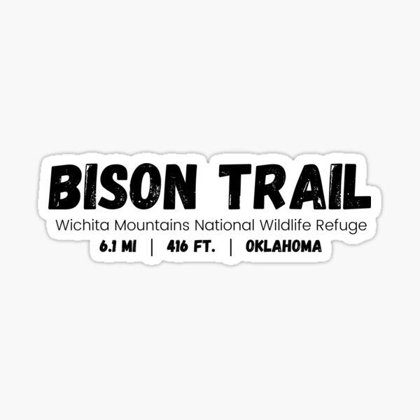 Item preview, Bison Trail- Wichita Mountains National Wildlife Refuge, Oklahoma Hiking/Trail designed and sold by Holly Danielson.