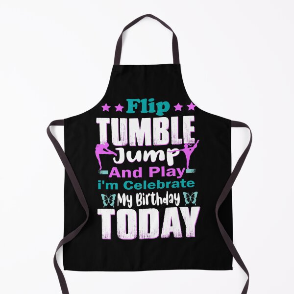 Item preview, Flip Tumble Jump And Play Gymnastic girl Birthday Celebrate designed and sold by boyastore.