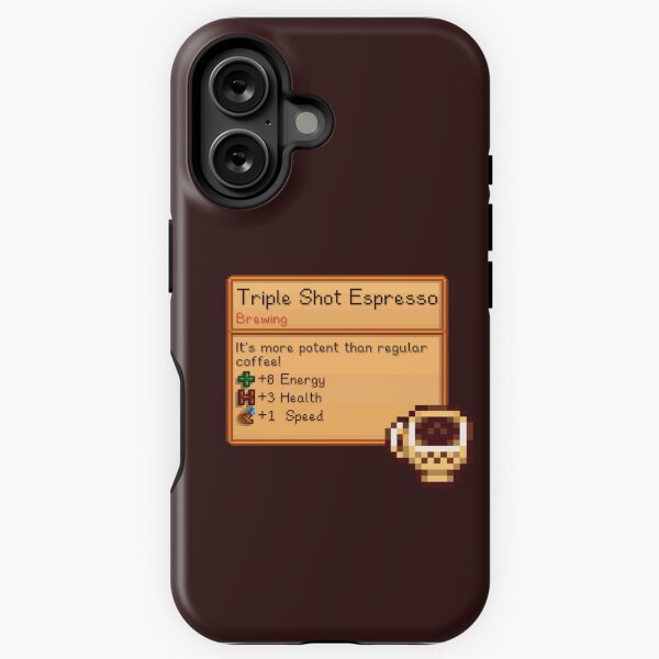 Item preview, Stardew Valley Triple Shot Espresso designed and sold by aiya-pixels.