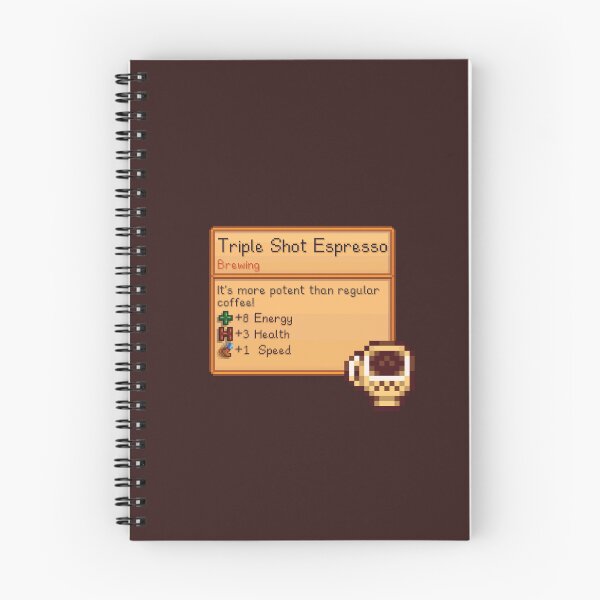 Item preview, Stardew Valley Triple Shot Espresso designed and sold by aiya-pixels.