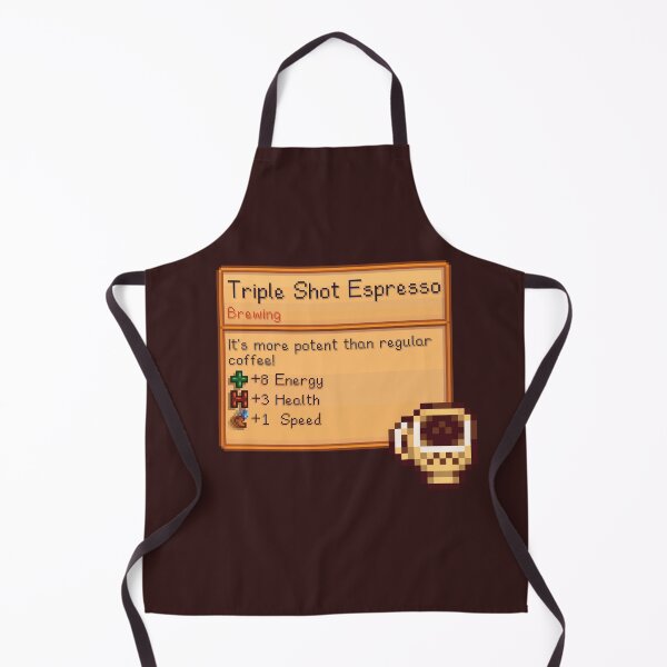 Item preview, Stardew Valley Triple Shot Espresso designed and sold by aiya-pixels.