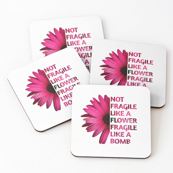 Item preview, Not Fragile Like A Flower Fragile Like A Bomb  designed and sold by SaraDarwish.