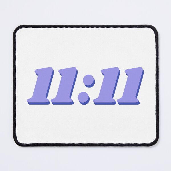 Item preview, 11:11 Cute Lucky Number Aesthetic Blue designed and sold by Creations-By-Em.