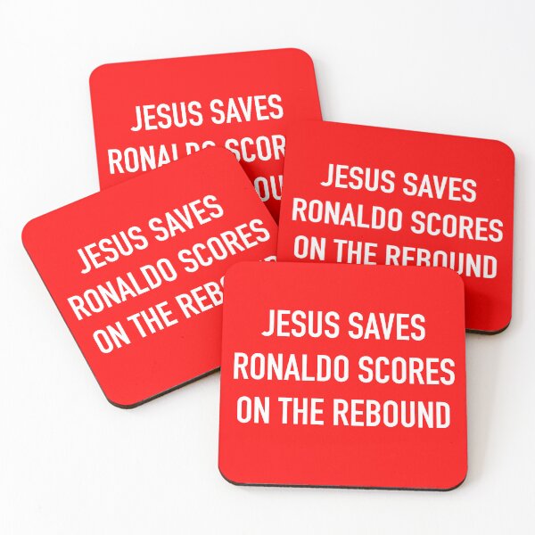 Item preview, Jesus saves Ronaldo scores designed and sold by Papermouse.