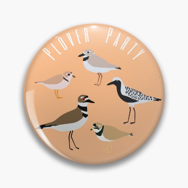 Item preview, Plover Party, Avocet Orange designed and sold by Emily Lauryn.