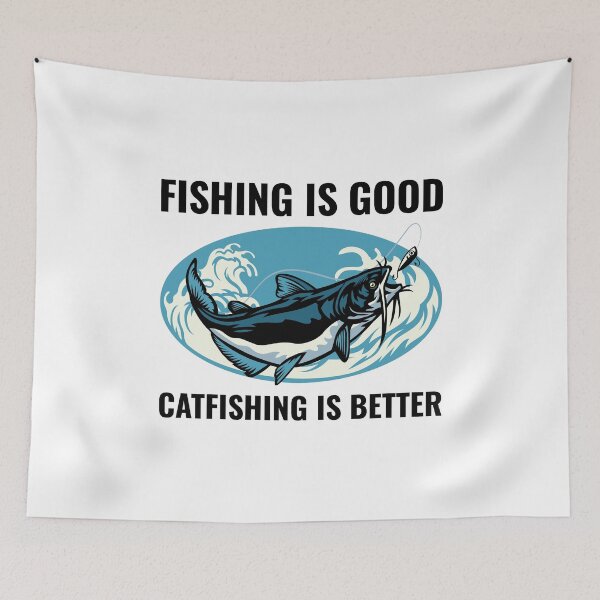 Item preview, Catfishing Catfish Lover Fishing Fisherman Fish designed and sold by CuteDesigns1.