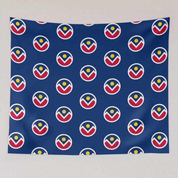 Artikelvorschau, Flaggenemblem der Stadt Denver Colorado entworfen und verkauft von TwoTenDesign.