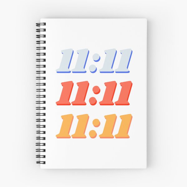 Item preview, 11:11 Cute Lucky Number Aesthetic Blue Red Orange Pack designed and sold by Creations-By-Em.