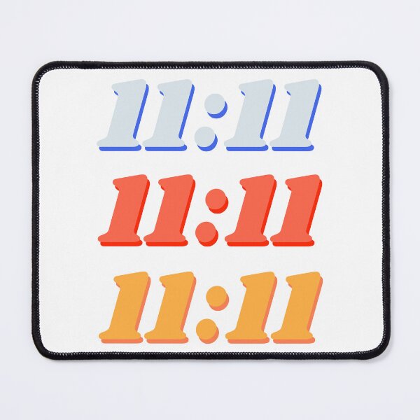Item preview, 11:11 Cute Lucky Number Aesthetic Blue Red Orange Pack designed and sold by Creations-By-Em.
