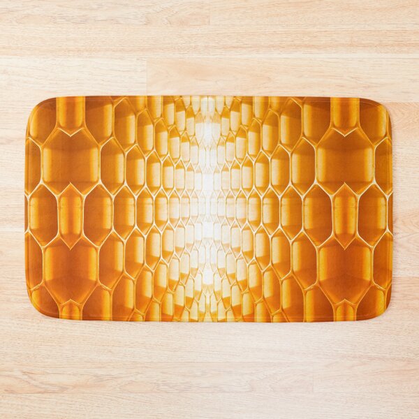 Item preview, Honeycomb Pattern Golden Orange Design designed and sold by luvvvvvit.