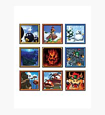 Super Mario 64 Paintings Photographic Print