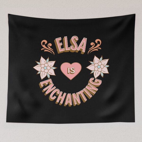 Item preview, Elsa is Enchanting - First Names - Birthday Gifts - Alliteration Fans designed and sold by epicthoughts.