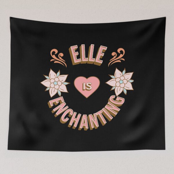 Item preview, Elle is Enchanting - First Names - Birthday Gifts - Alliteration Fans designed and sold by epicthoughts.