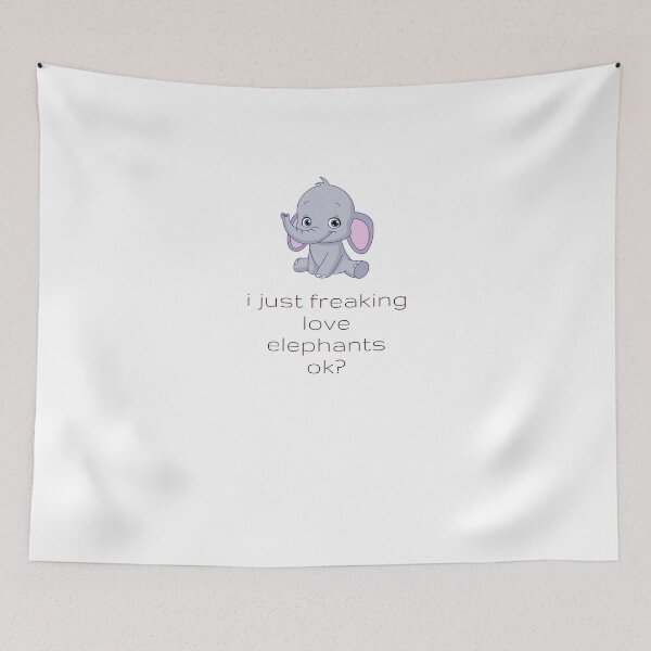 Item preview,   i just freaking love elephants ok designed and sold by yassminishop.