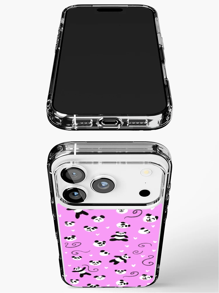 Thumbnail 3 of 5, iPhone Case, Panda Pattern designed and sold by RoxanedArt.