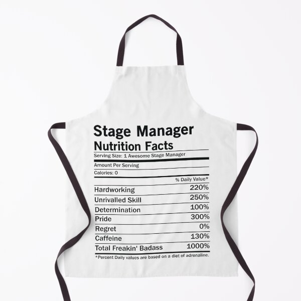 Item preview, Stage Manager Nutrition Facts designed and sold by woodesigner.