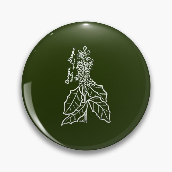 Artikelvorschau, Oregon Grape Strichzeichnungen entworfen und verkauft von Fernheart Designs.